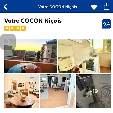 شقة Votre Cocon Nicois